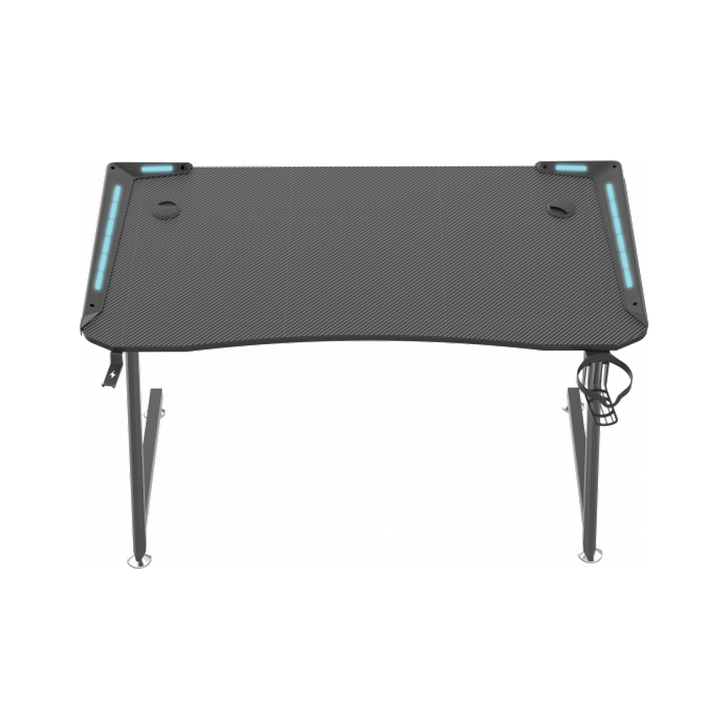 Комп'ютерний стіл GT Racer T-1416 Black (T-1416 (140x60x73) Black) - зображення 2