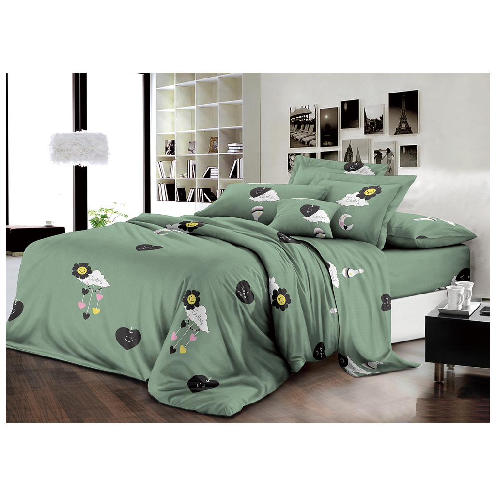 Постільна білизна MirSon Бязь Premium 17-0245 Klasild King Size (2200001983786) - зображення 1