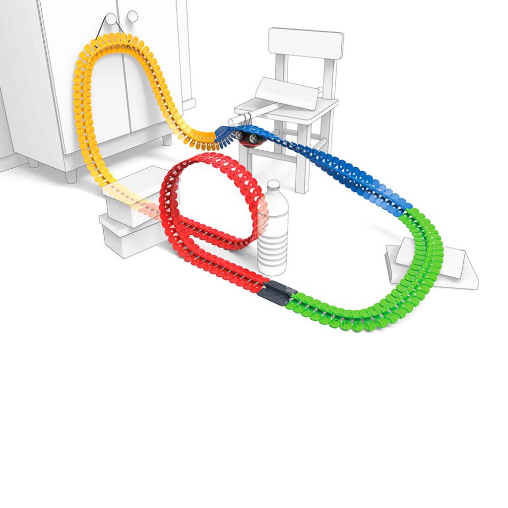 Автотрек Smoby Флекстрім з машинкою зі світловими ефектами 184 елементи (180902) - зображення 2