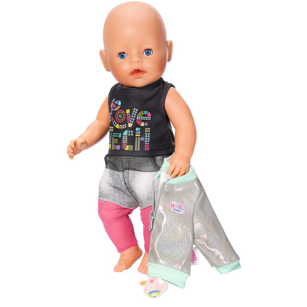 Аксесуар до ляльки Zapf Набір одягу Baby Born Сіті стиль (827154) - зображення 4