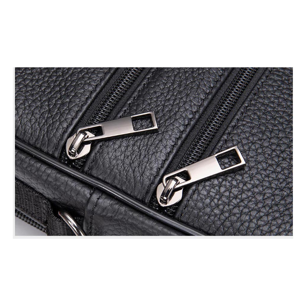 Сумка Vintage Шкіряна Чорна (20345) - зображення 6