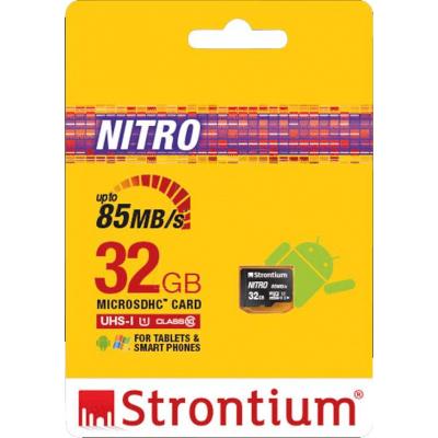 Карта пам'яті Strontium Flash 32GB microSDHC class 10 UHS-1 (SRN32GTFU1QR) - зображення 3