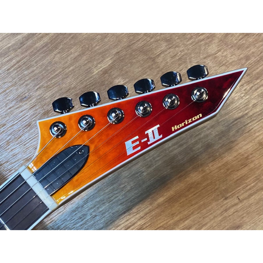 Електрогітара ESP E-II Horizon NT-II Tiger Eye Amber Fade - изображение 6