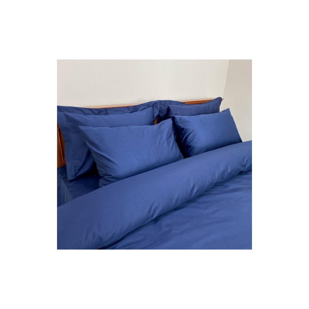 Постільна білизна Прованс Сатин Синій 215х200 євро (4823093428195) - зображення 1