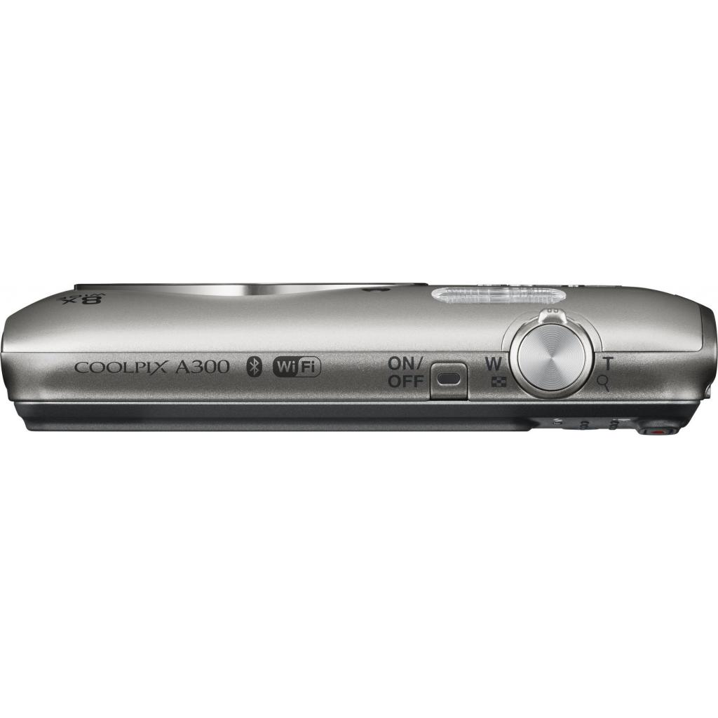 Цифровий фотоапарат Nikon Coolpix A300 Silver (VNA960E1) - зображення 6