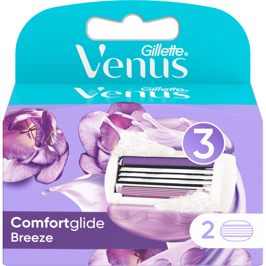 Змінні касети Gillette Venus ComfortGlide Breeze 2 шт. (7702018886432) - изображение 1
