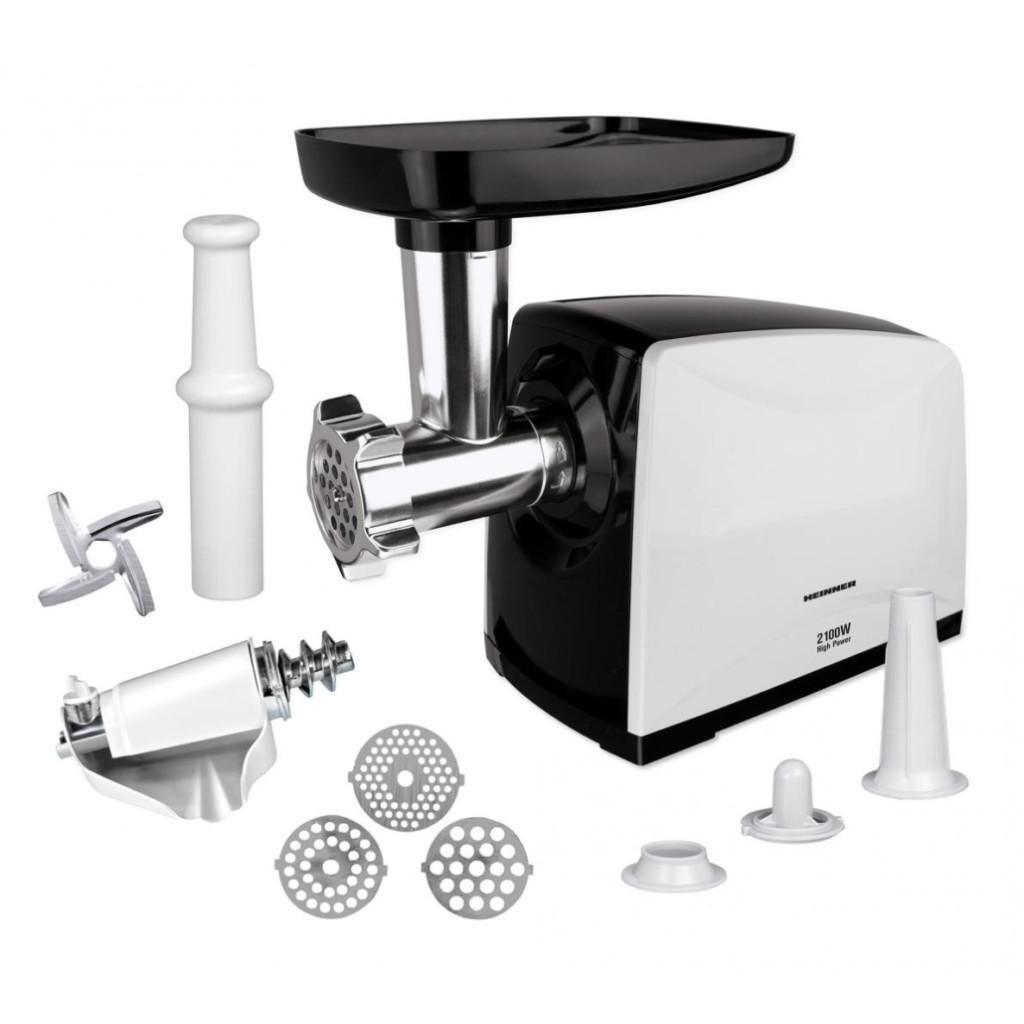 М'ясорубка HEINNER MG-2100BKWH - зображення 1