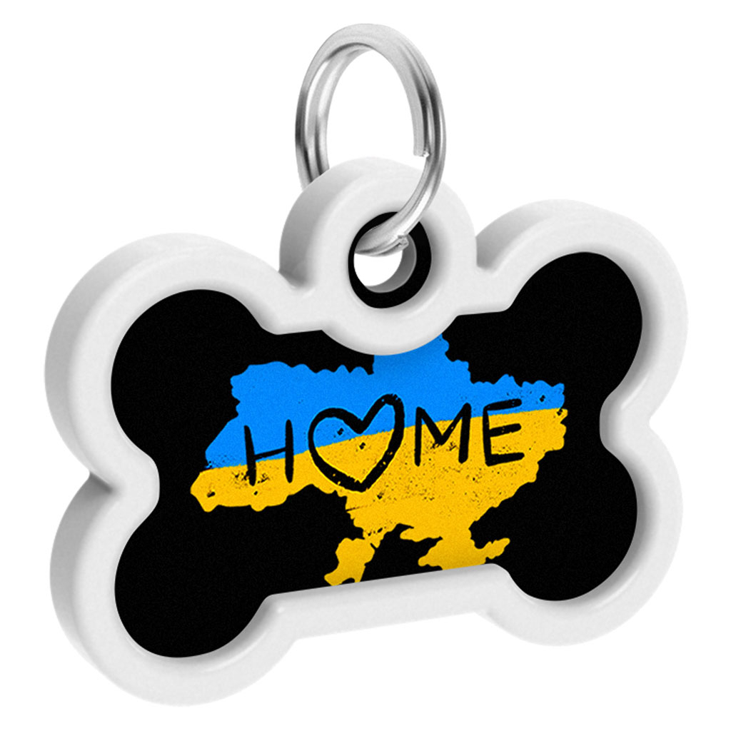 Адресник для тварин WAUDOG Smart ID з QR паспортом "Дім", кістка 40х28 мм (0640-0230) - зображення 4