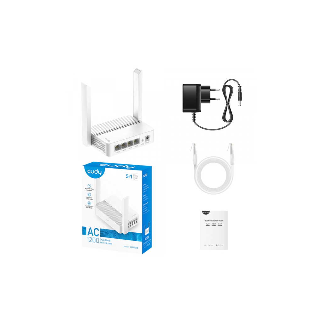 Маршрутизатор Cudy WR1200E_EU_V1.0 - зображення 6