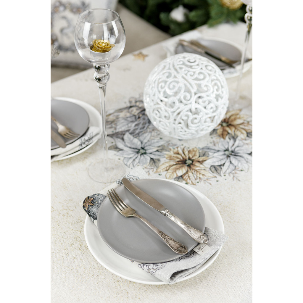 Скатертина Прованс гобеленова SILVER STAR 135х300см (4823093450073) - зображення 5