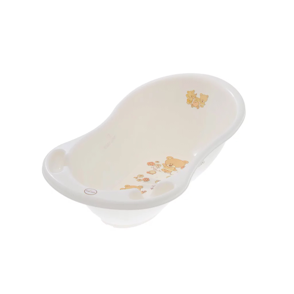 Ванночка Tega Baby Teddy Bear зі зливом 86 см white pearl (MS-004 ODPYW-118) - зображення 1
