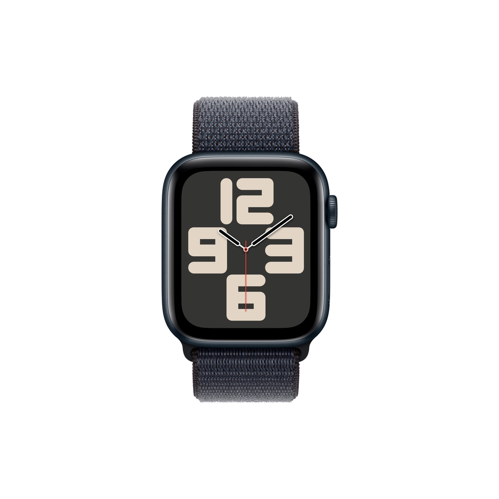 Смарт-годинник Apple Watch SE 2024 GPS 40mm Midnight Aluminium Case with Ink Sport Loop (MXEA3QH/A) - зображення 2