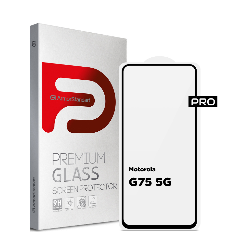 Скло захисне Armorstandart Pro Motorola G75 5G Black (ARM83293) - зображення 1