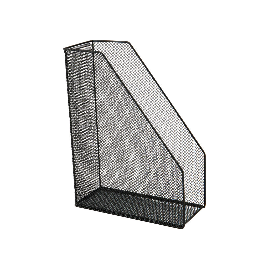 Лоток для паперів Axent вертикальний 100x250x320 мм металевий Чорний (2120-01-A) - зображення 1