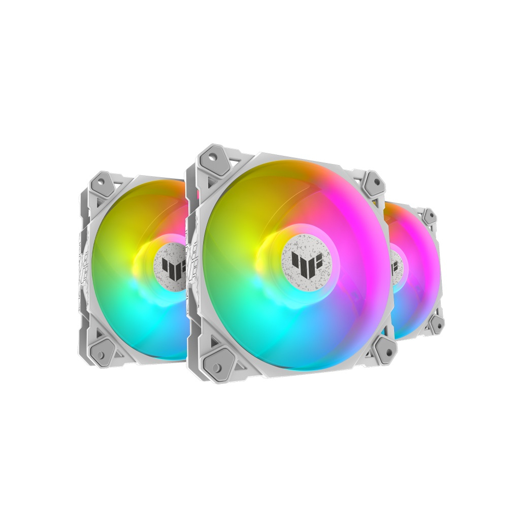 Кулер до корпусу ASUS TUF Gaming TF120 ARGB 3IN1 White (90DA0033-B09030) - зображення 2