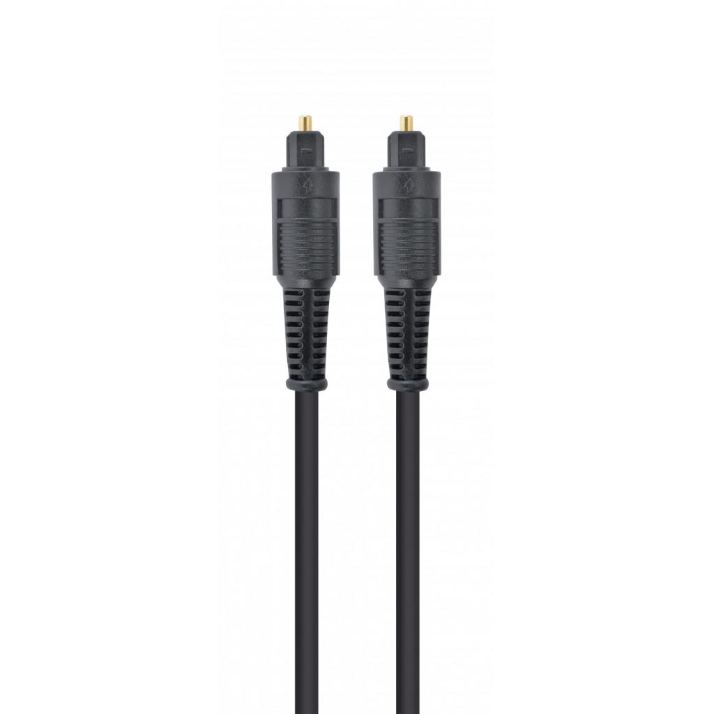 Кабель мультимедійний Optical Toslink 1.0m black Cablexpert (CC-OPT-1M) - изображение 1