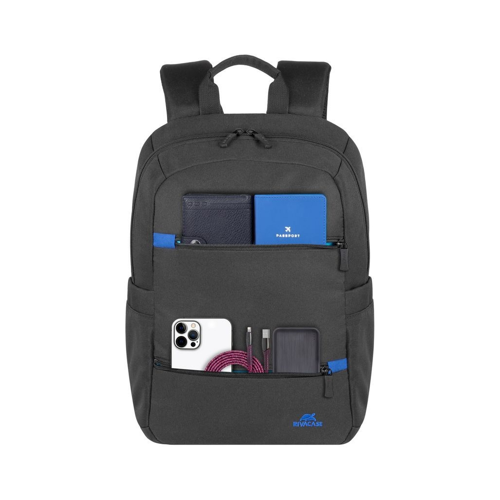 Рюкзак для ноутбука RivaCase 13.3" 8264 Ulsan Black (8264Black) - зображення 3