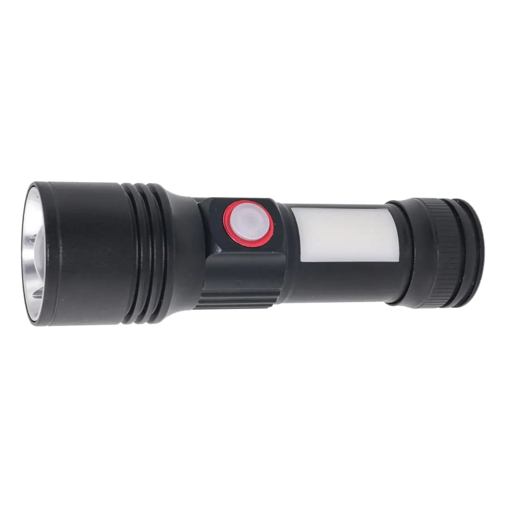Ліхтар Quantum Adept 10W LED zoom +COB з USB+ Li-ion18650/2600mAh (QM-FL1031-18650/2600) - зображення 6