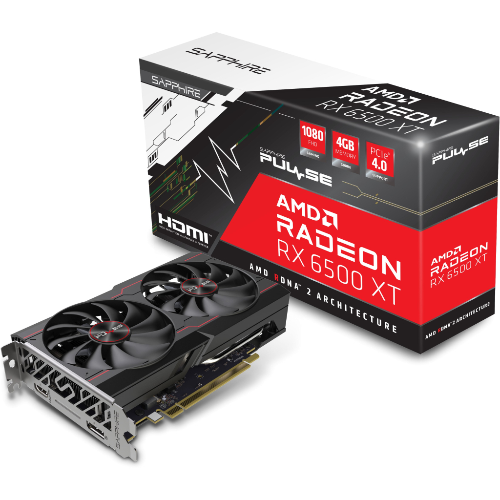 Відеокарта Sapphire Radeon RX 6500 XT 4Gb PULSE DUAL (11314-01-20G) - зображення 7