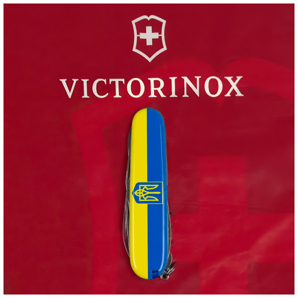 Ніж Victorinox Climber Ukraine Герб на прапорі (1.3703.3_T3040p) - зображення 8