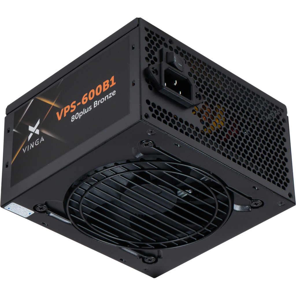 Блок живлення Vinga 600W (VPS-600B1) - зображення 1