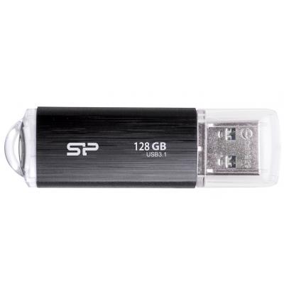 USB флеш накопичувач Silicon Power 128GB Blaze B02 Black USB 3.0 (SP128GBUF3B02V1K) - зображення 1