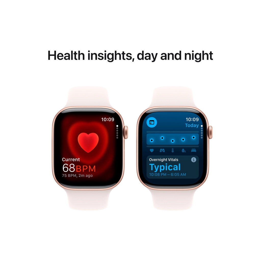 Смарт-годинник Apple Watch Series 10 GPS 46mm Rose Gold Aluminium Case with Light Blush Sport Band - M/L (MWWU3QH/A) - зображення 5