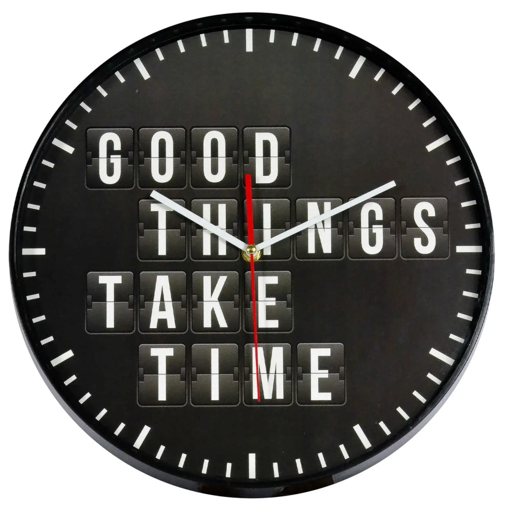 Настінний годинник Technoline 775485 Good Things Take Time (DAS301212) - зображення 1
