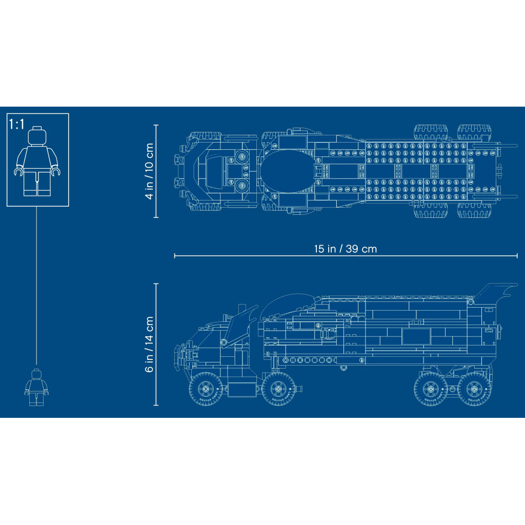 Конструктор LEGO Super Heroes Мобільна база Бетмена 743 деталі (76160) - зображення 11