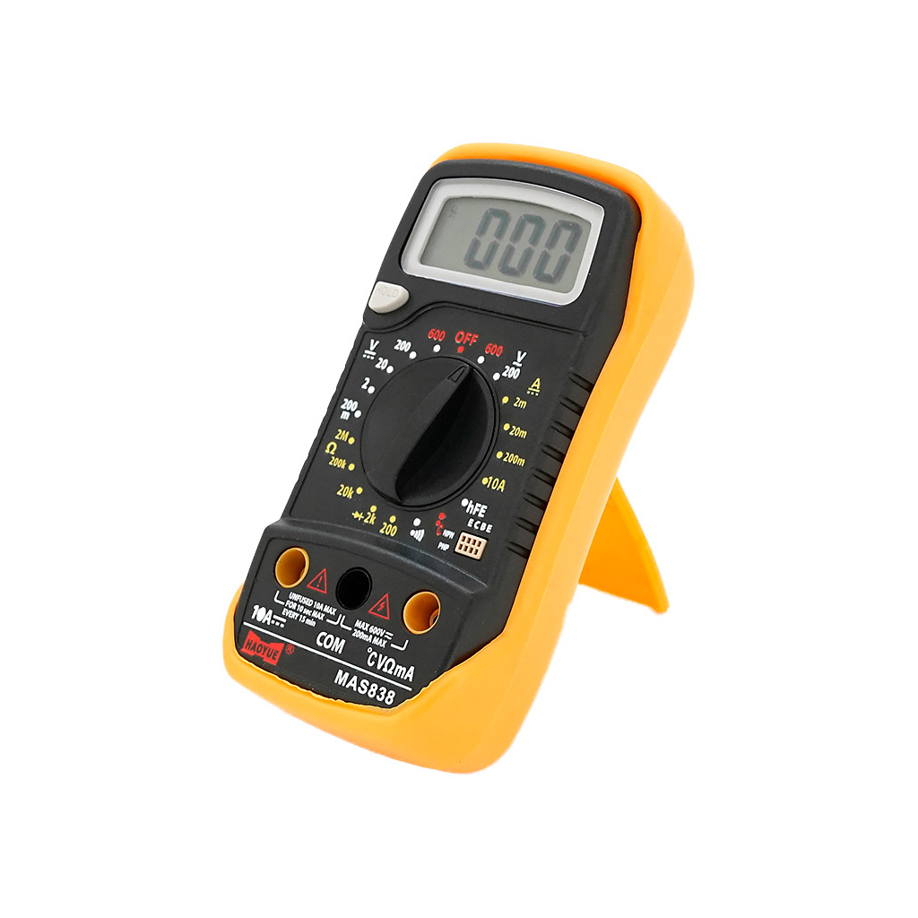 Цифровий мультиметр HAOYUE MAS-838, щупи, термопара, Box (HAOYUE MAS-838) - зображення 1