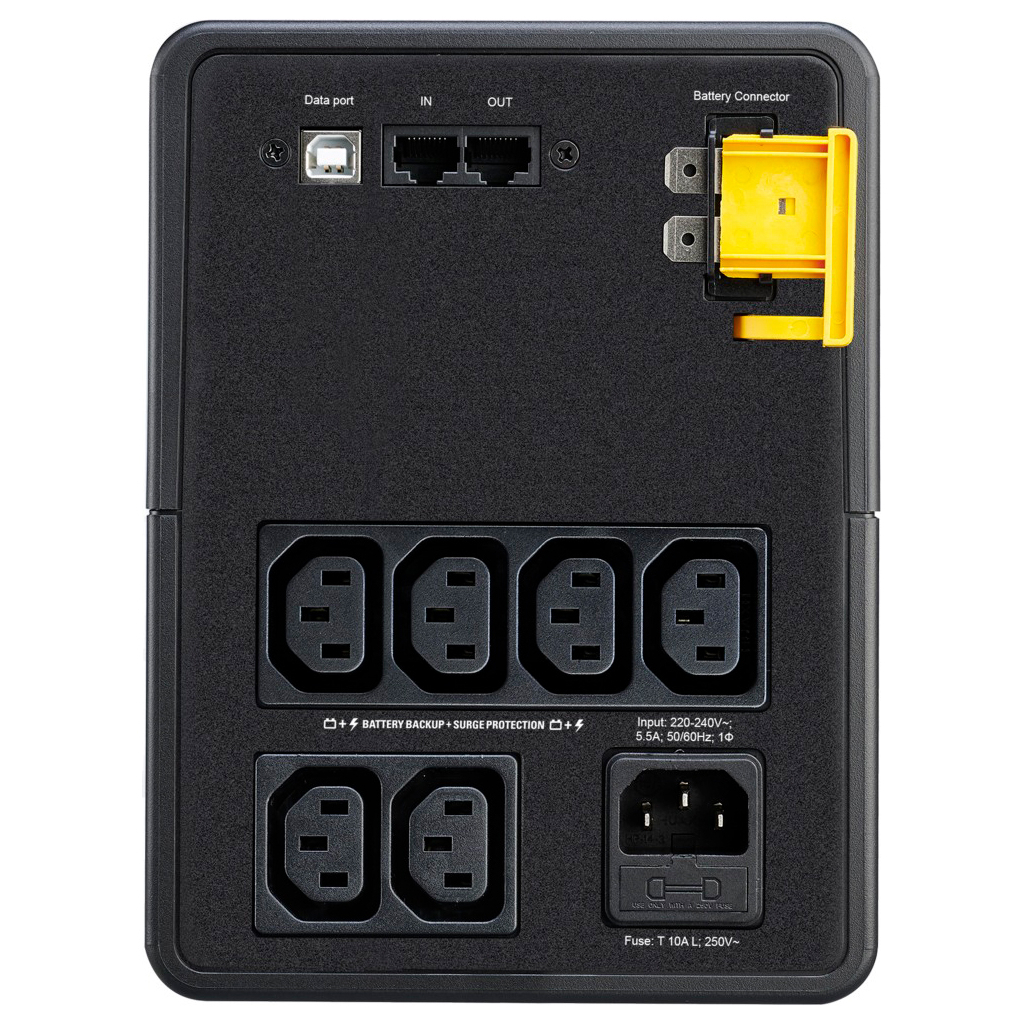 Пристрій безперебійного живлення APC Back-UPS 1200VA, IEC (BX1200MI) - зображення 3