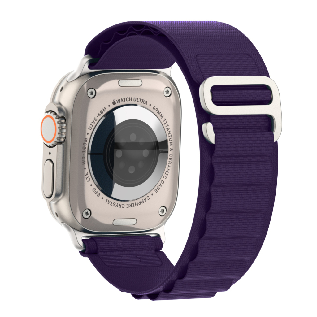 Ремінець до смарт-годинника Armorstandart Alpina Band для Apple Watch 49/46/45/44/42 (Series 1-3) Purple (ARM74199) - зображення 5