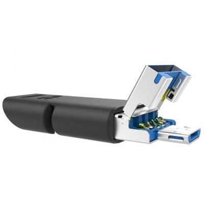 USB флеш накопичувач Silicon Power 32GB Mobile C USB 3.1 / Type-C / microUSB (SP032GBUC3C50V1K) - зображення 4