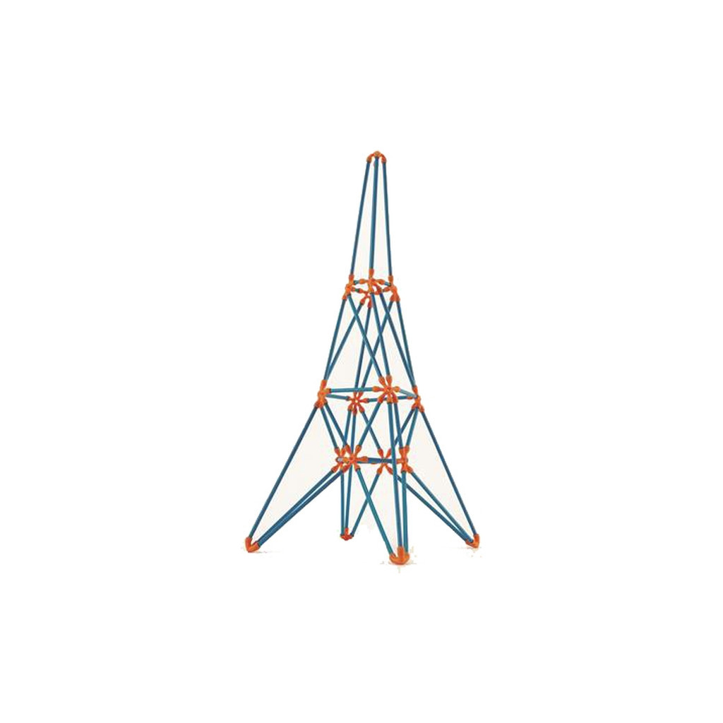 Конструктор Hape Flexistix Вежі 132 деталі бамбуковий (E5566) - зображення 3