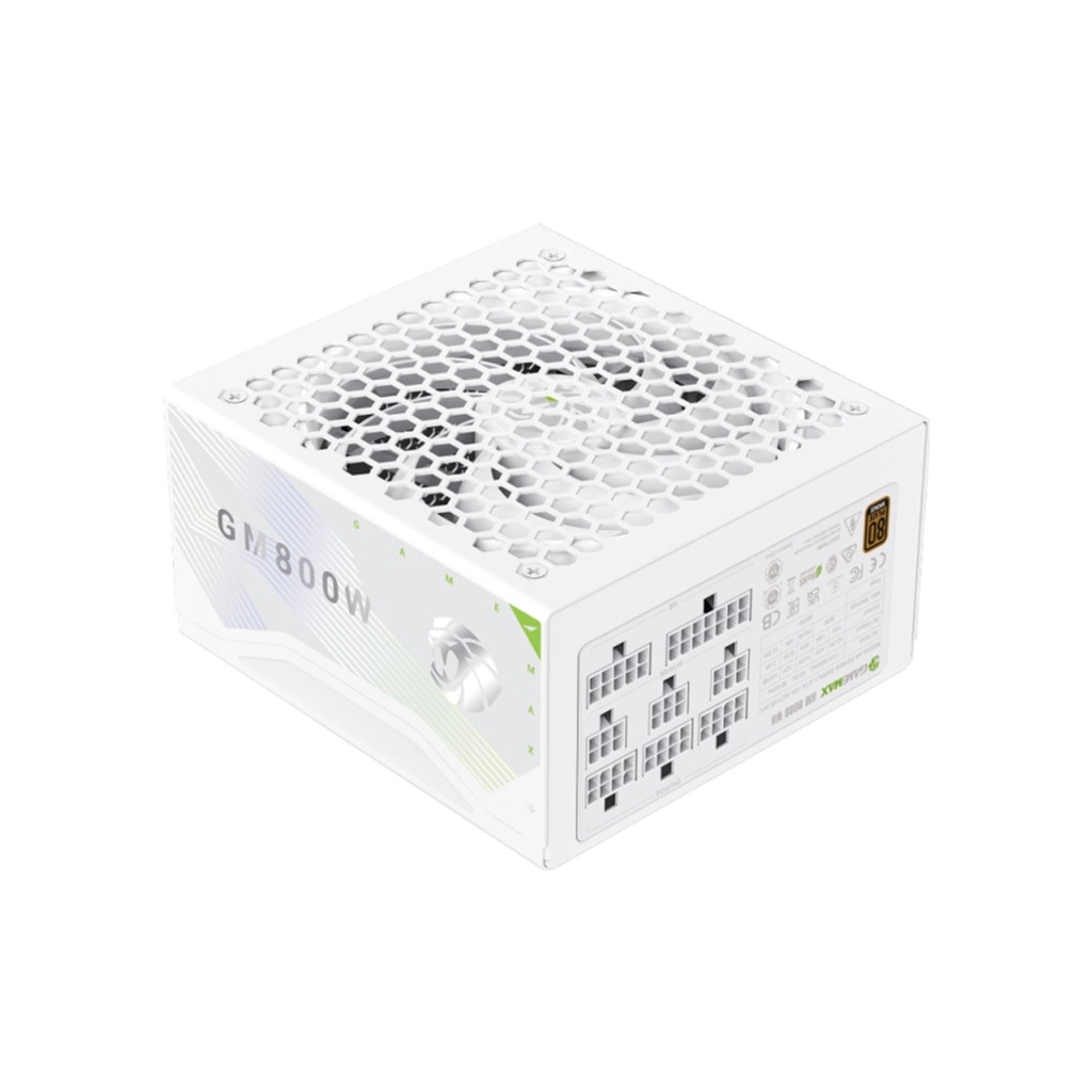 Блок живлення Gamemax 800W (GM 800B WH Fully-modular New) - зображення 1