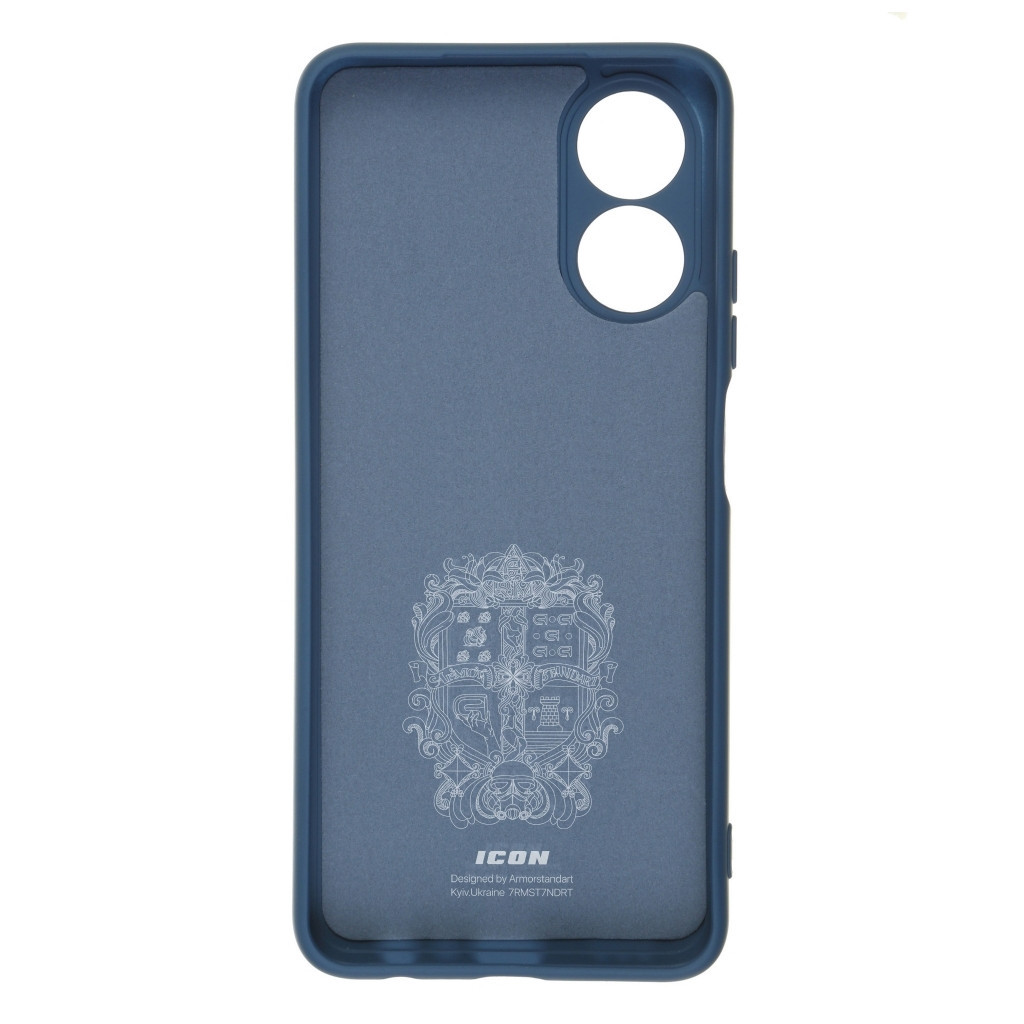 Чохол до мобільного телефона Armorstandart ICON Case OPPO A17 4G/A17k 4G Camera cover Dark Blue (ARM64849) - зображення 2