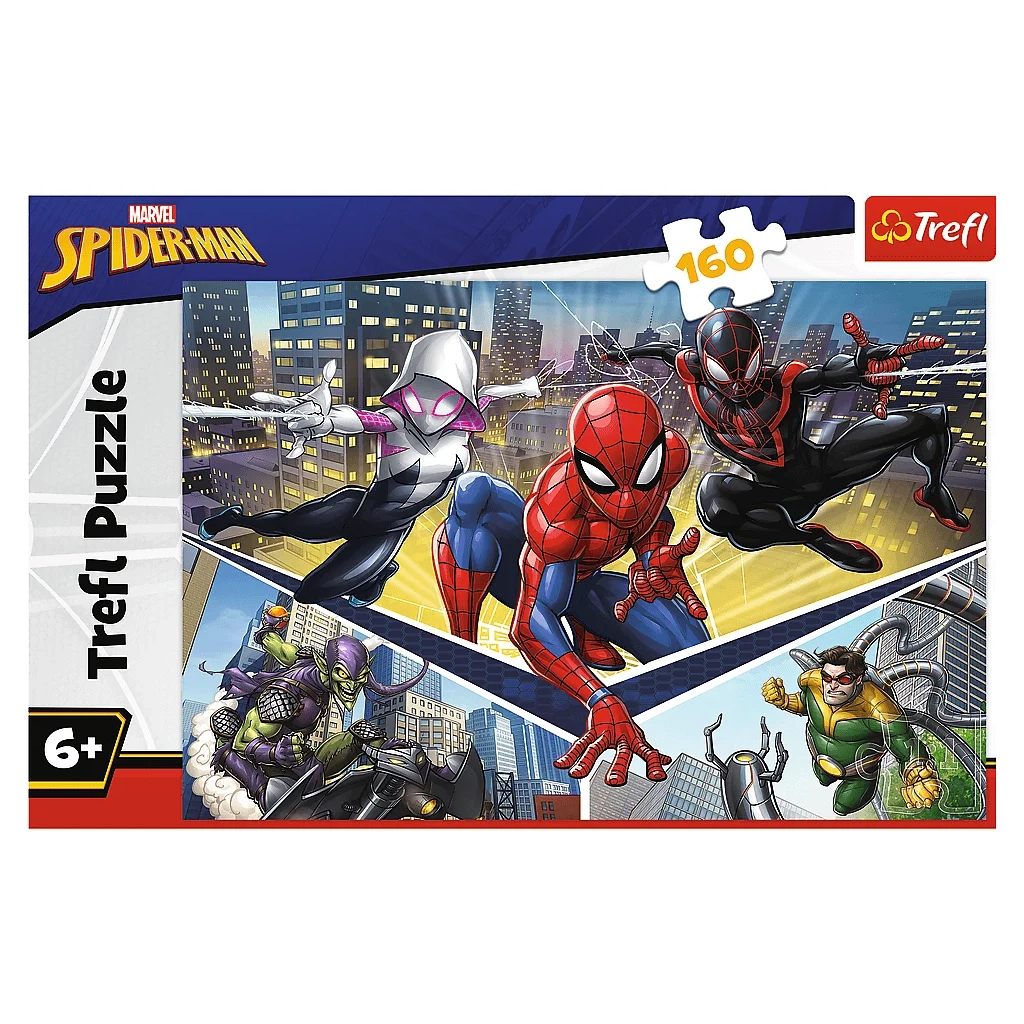 Пазл Trefl Spiderman Сила людини-павука 160 елементів (5900511154221) - зображення 3
