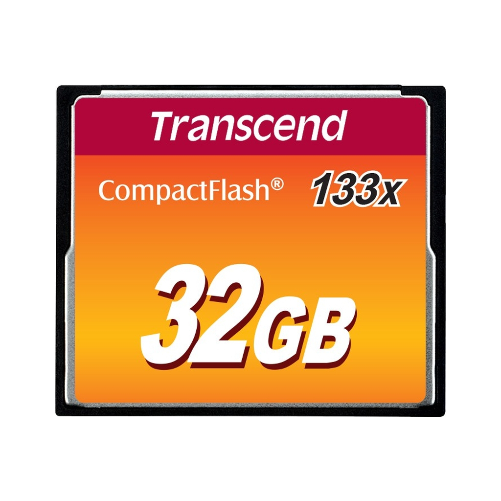 Карта пам'яті Transcend 32Gb Compact Flash 133x (TS32GCF133) - зображення 1