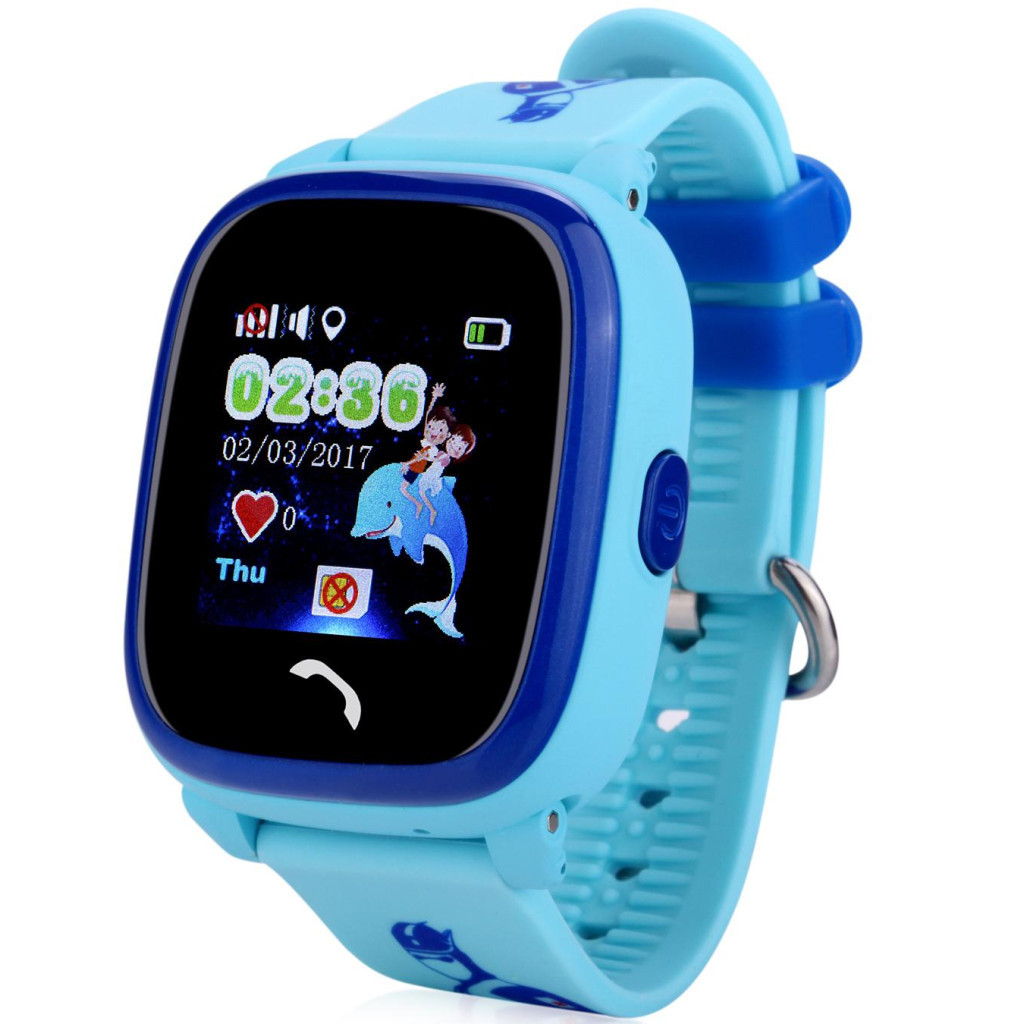 Смарт-годинник UWatch DF25 Kids waterproof smart watch Blue (F_52338) - зображення 1