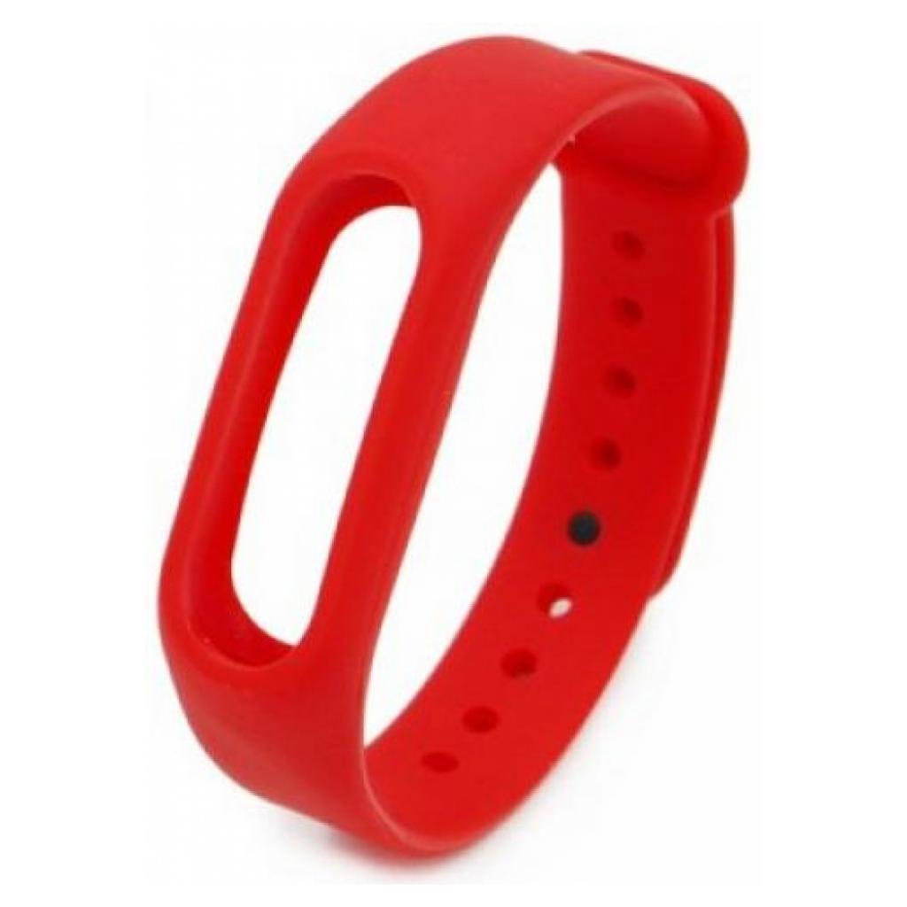 Ремінець до фітнес браслета Armorstandart для Xiaomi Mi Band 2 Red (ARM47965) - зображення 1