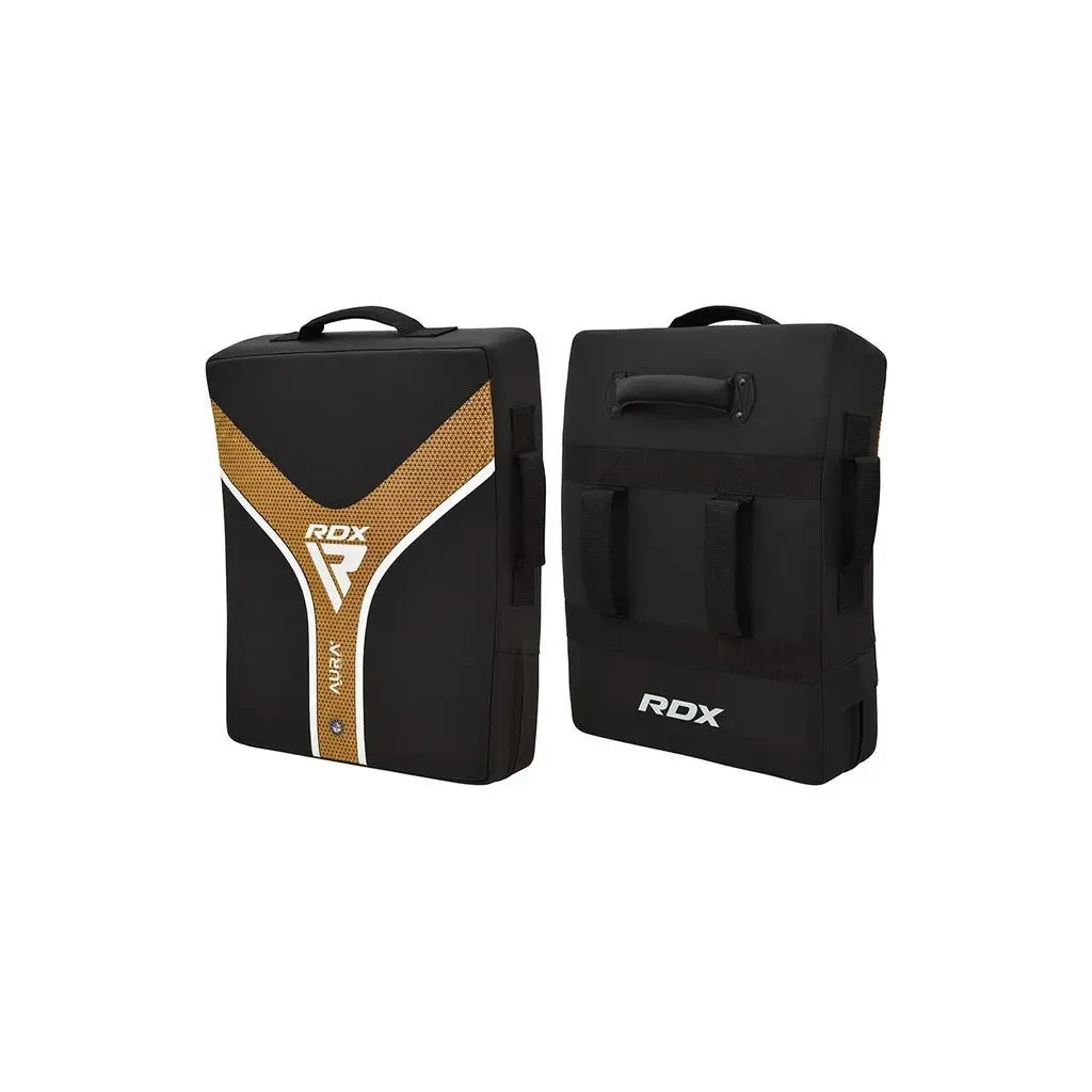 Маківара RDX Kick Shield Aura Plus T-17 Black Golden Heavy (KSR-T17BGL+) - зображення 1