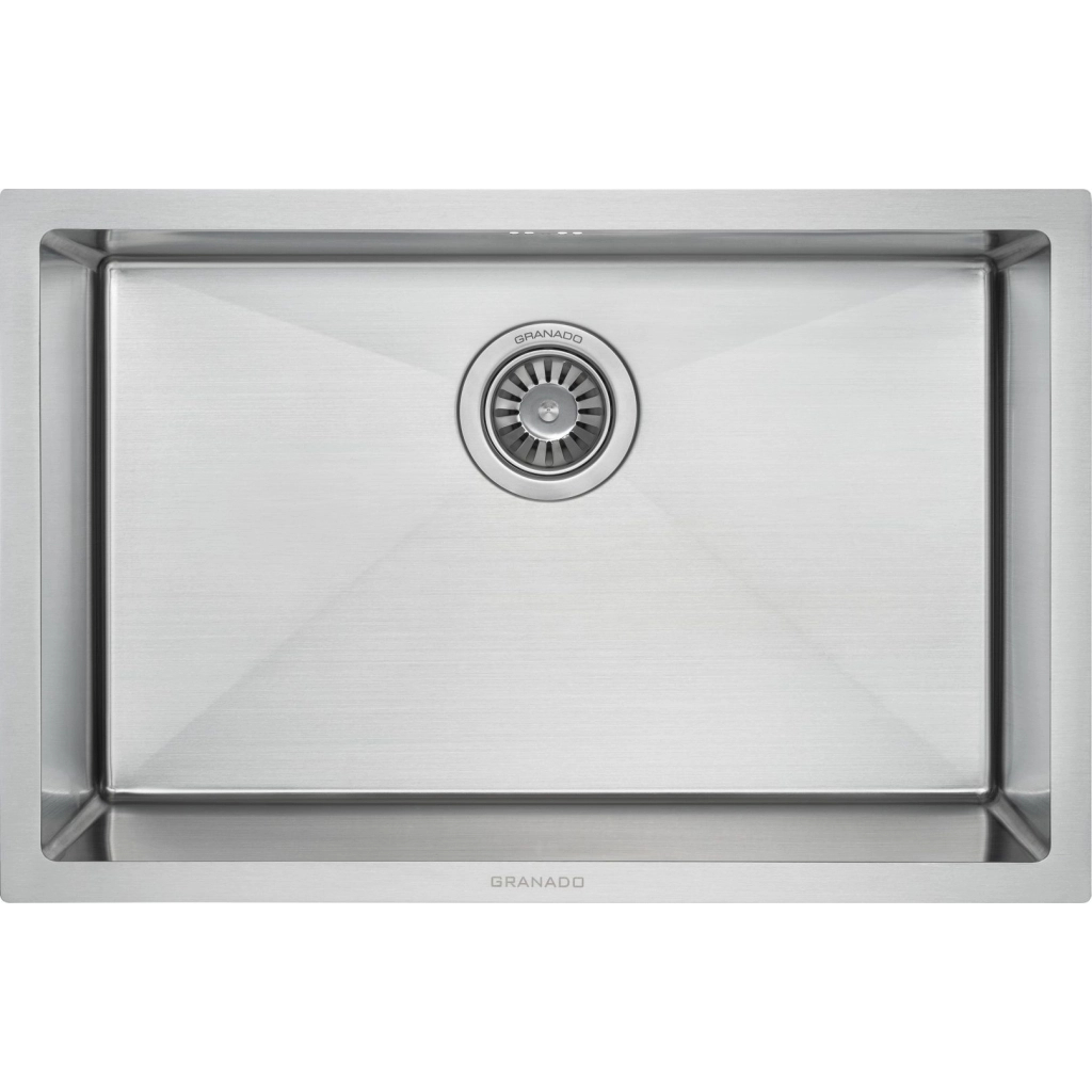 Мийка кухонна GRANADO Under top L STEEL S304 (GS09304) - зображення 1