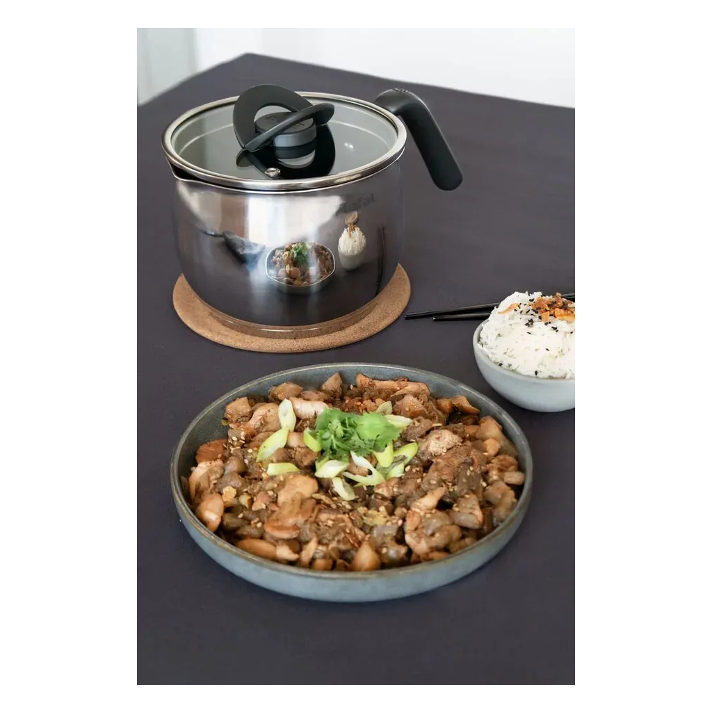 Каструля Tefal Opti Space,2.5л, (мультикаструля) нержавіюча сталь, бакеліт (G7371795) - зображення 6