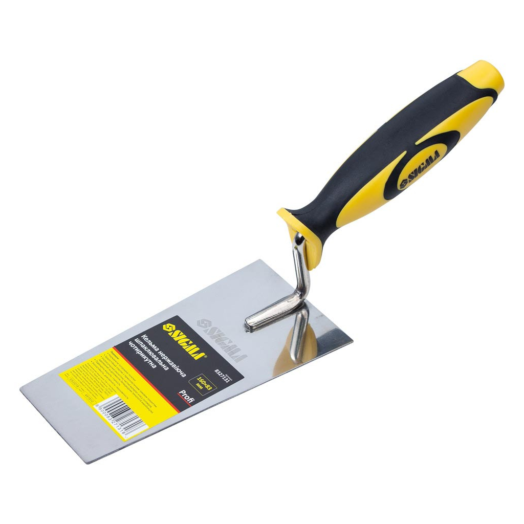 Кельма Sigma нержавіюча шпаклювальна чотирикутна Profi 160x83мм (8327131) - зображення 1