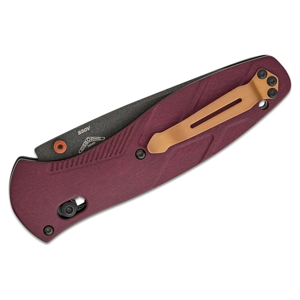 Ніж Benchmade Osborne Mini-Barrage Red (585BK-04) - зображення 6