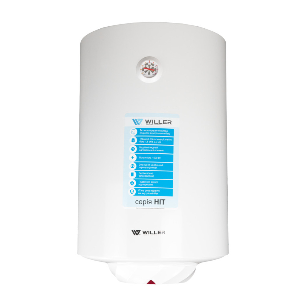 Бойлер Willer EV100R-HIT - зображення 1
