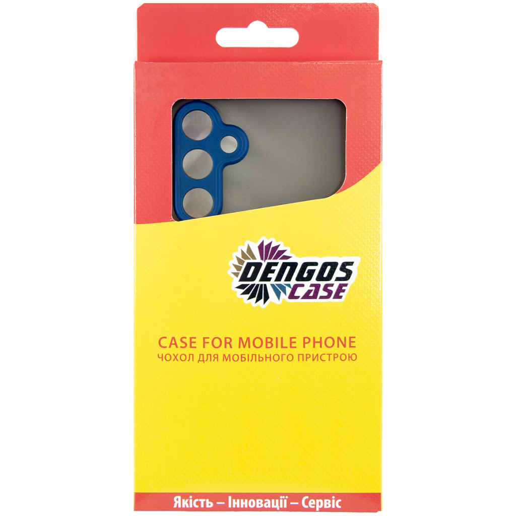 Чохол до мобільного телефона Dengos Samsung Galaxy A16 Matte + glass 2pcs (Blue) (DG-CTG2P-03) - зображення 4