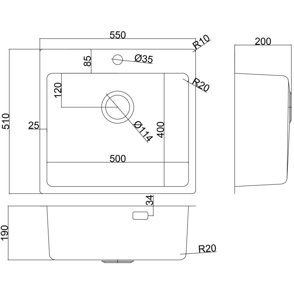Мийка кухонна Interline ELEGANT Sateen PR - зображення 4