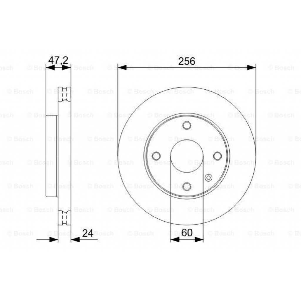 Гальмівний диск Bosch 0 986 479 328 - зображення 5