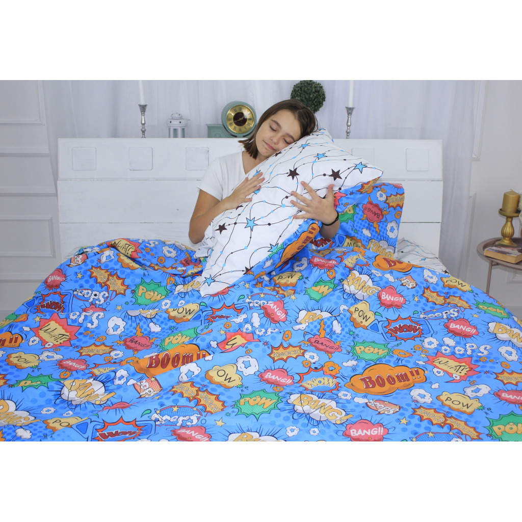 Постільна білизна MirSon Бязь 17-0511 Bombs Полуторний (2200003633023) - зображення 5